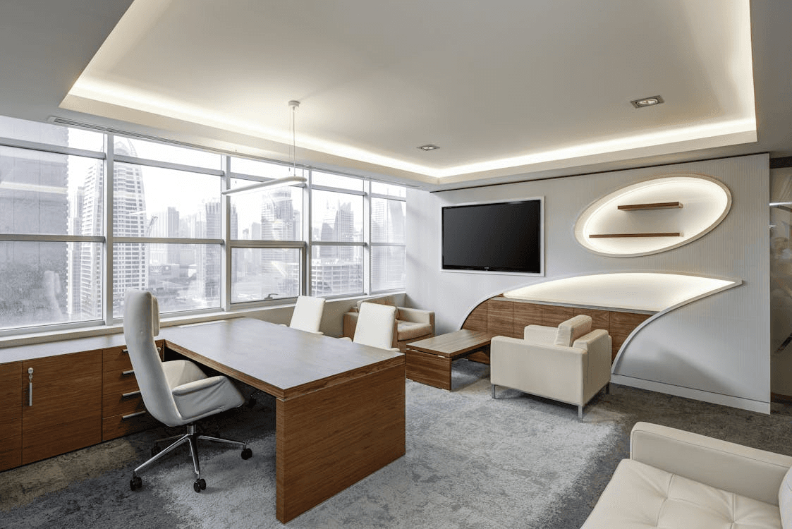 Modern office conference room